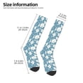 thumbnail image 5 of Balery Lilies Flowers Printed Novelty Socks Men's Women's Crew Socks Sports Socks Knee High Socks Cotton Socks Quirky and Cool Socks, 5 of 9