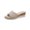 Khaki, variant on VerPetridure Womens Wedge Sandals Womens Summer Fashion Casual Slippers Open Toe Thick Bottom Flax Slippers