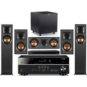 Yamaha 5.1-Channel Wireless Bluetooth 4K 3D A/V Surround Sound Receiver + Klipsch Multimedia Home Theater Speaker System