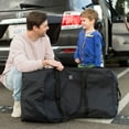 thumbnail image 6 of J.L. Childress Universal Side-Carry Car Seat Travel Bag and Carrier - Travel Bag for Airplane, Unpadded - Black, 6 of 7