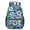 Pioneer Flower Floral Print Pattern, variant on Pioneer Flower Floral Print Pattern 17" School Backpacks for Teens,Waterproof Oxford Fabric,S-Shape Padded Straps for School,Travel,Hiking,Camping