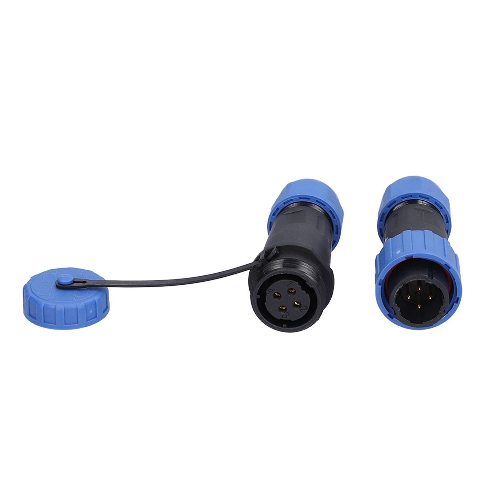 Connecteurs Aviation GX16 4 Broches Plaqués Or - Lot De 2 Pour Connexion électrique Rapide Et Fiable - 10