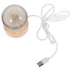 thumbnail image 1 of Crystal Ball Nightlight with Stand Decorative Transparent White Light Globe, 1 of 1