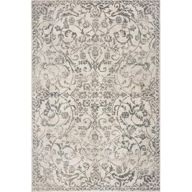 HomeRoots 352933 5 ft. 3 in. x 7 ft. 7 in. Polypropylene Ivory Area Rug