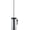 Silver, variant on Compact Toilet Brush & Holder, Stainless Steel ,Wall-Mounted,Self Adhesive,No Drilling, long handle,Heavy Duty Cleaner for Bathroom, brushed Gold