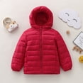 thumbnail image 3 of Vedolay Boys Fall Jackets Baby Boy's Chic Open Front Jackets Long Sleeve Winter Zippered Coat,Red 4-5 Years, 3 of 4