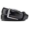 thumbnail image 4 of Men's Belt, Genuine Leather Dress Belts for Men with Single Prong Buckle- Classic & Fashion Design for Work Business and Casual (Black, 34in), 4 of 6