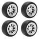 thumbnail image 3 of Juego de Neumáticos de Goma ANGGREK para coche de Control remoto WPL D12 con Adaptador hexagonal, 3 of 8