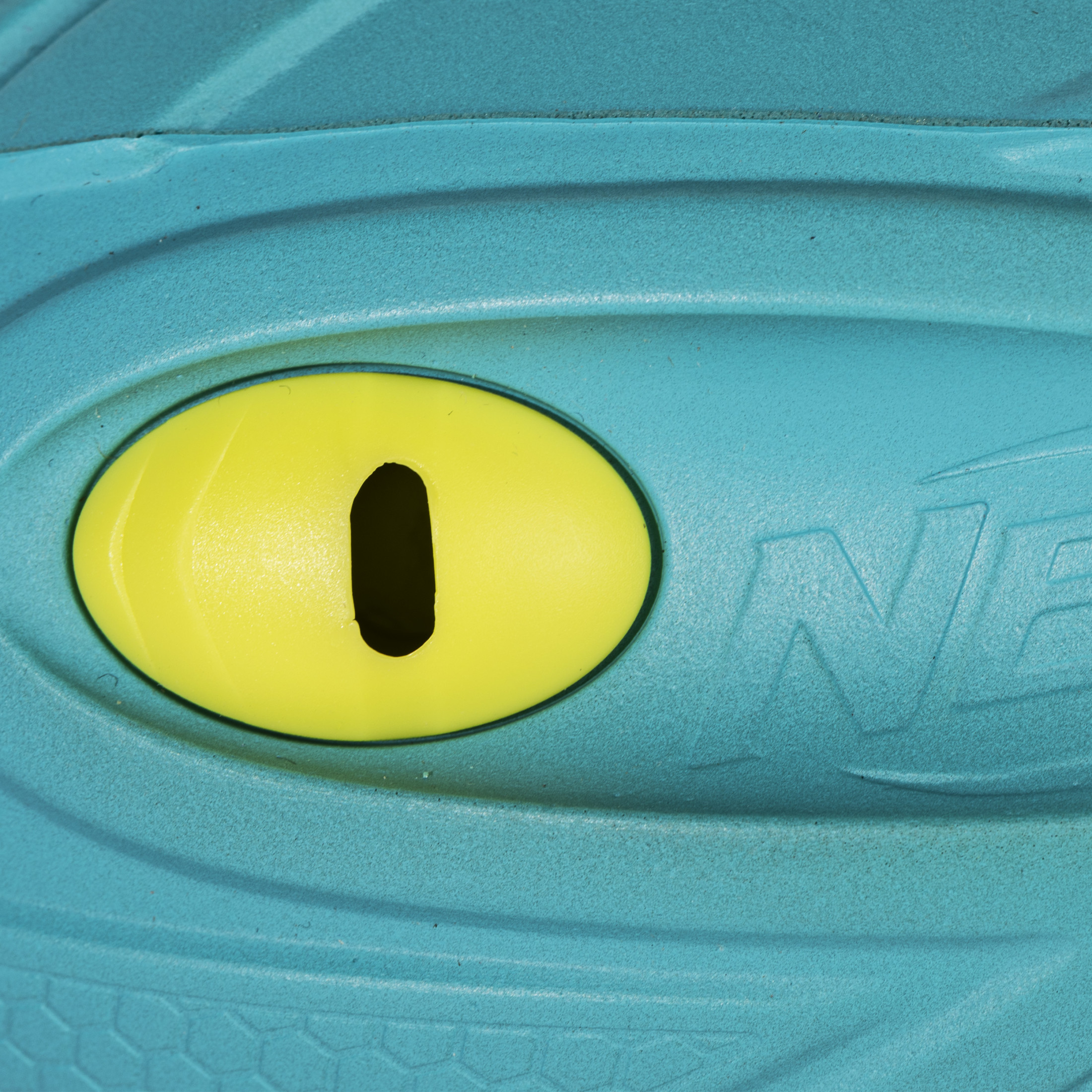 NERF Neon Vortex Aero Howler Foam Football - NERF Soft Vortex Football for Long-Distance Throws - Perfect for Pool + Beach Football - Kids Aero Howler Whistle Vortex Foam Ball - Neon