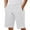 White, variant on Dagugfen Summer Mens Shorts Casual Drawstring Elastic Waist Loose Fashionable Shopping Leisure Shorts