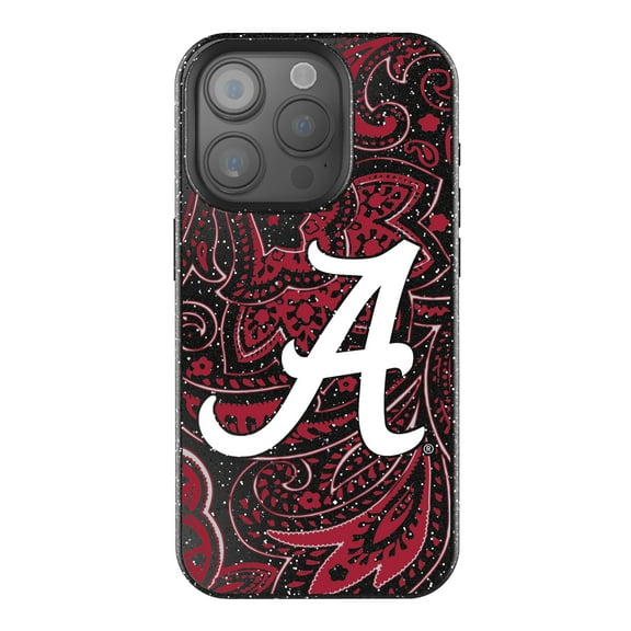 Keyscaper Alabama Crimson Tide Paisley Bling iPhone Case