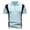Light Blue, variant on Colorblock Mens Big and Tall Polo Shirts Casual Short Sleeve Golf Shirt Pullover Loose Fit Jacquard Collared Quarter Zip Tops