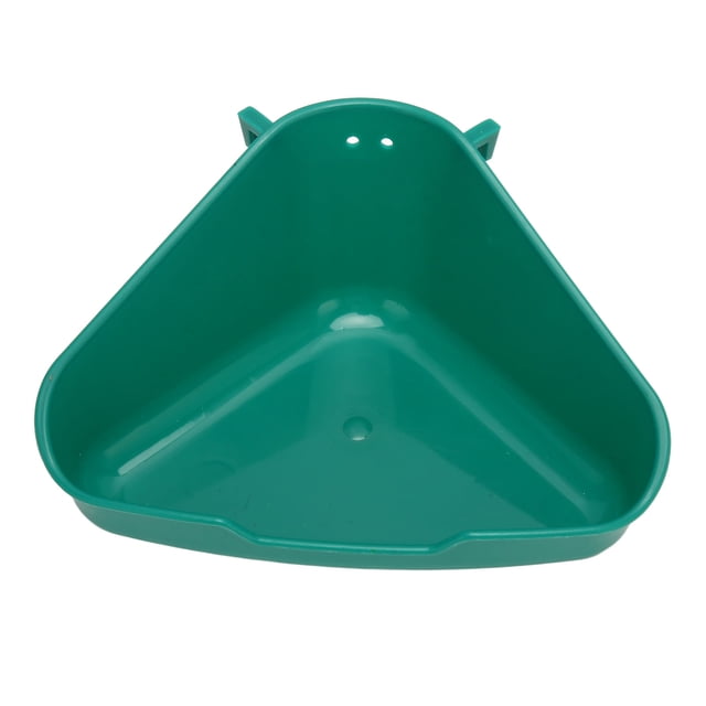 Small Animal Corner Litter Box, Fanshaped Rabbit Corner Litter Pan Pet Toilet Potty Trainer for Guinea Pigs Hamster Chinchilla Ferret Rabbit Small Animal