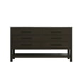 thumbnail image 5 of Elegant Kitchen and Bath 60 inch Single Bathroom Vanity in Mocha Brown, 5 of 10
