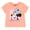 Peach and Pink Minnie Mouse, variant on Disney Lilo & Stitch Little Girls' 2-Piece Tee and Shorts Set Sky Blue Stitch Angel
