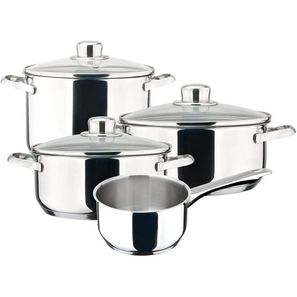 Bateria Cocina Magefesa Acero Inoxidable Ollas Dux 7 Pzas plateado 1