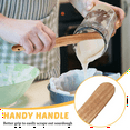 thumbnail image 4 of 2 Pack 13 Inch Wooden Spatula for Cooking Sourdough Wooden Spurtle with Hanging Hole for Sourdough Cookware Pot Stir,2 * Wooden shovel,Wood Color, 4 of 7