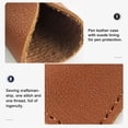 thumbnail image 3 of 12 Uds. Estuche para rotuladores de cuero, funda suave para bolígrafo para hombres y mujeres, funda protectora para lápices, 14,5*3,1 cm, 3 of 5