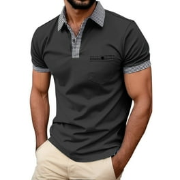lcziwo Quarter Zip Polo Shirts for Men,Men's Henley Shirts