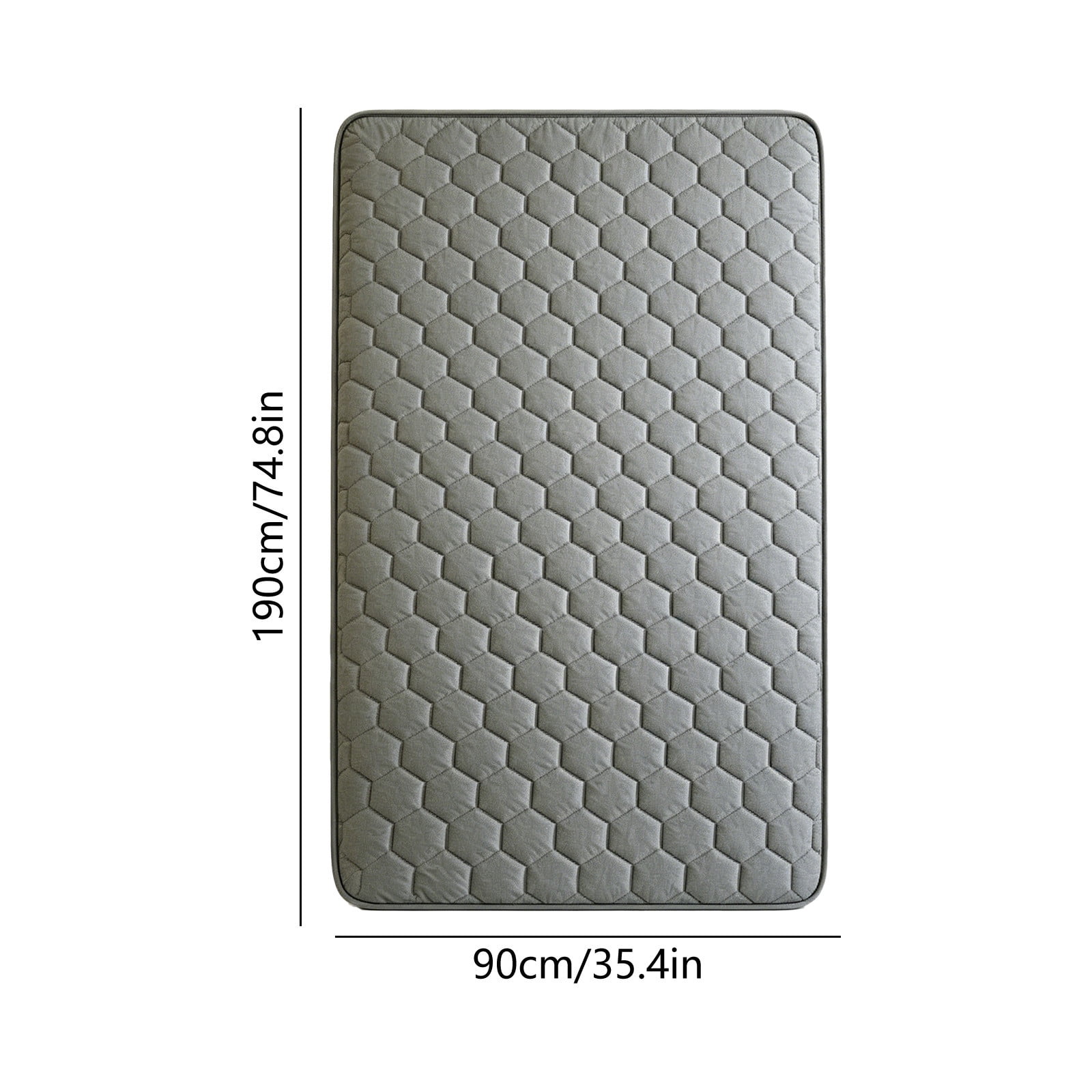Mattress Protector Non Slip Thin Bed Pad Quilted Fitted Mattress Cover Washable Bed Topper Dorm Room Home Bedroom Guest Room Smooth Sleep Bedding Mattress Pad Twin Size Bedroom Mattress Pad Cover