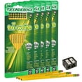 thumbnail image 1 of Ticonderoga Pencils #2 Yellow Tri-Write 8 Ct. Free Sharpener 5 Pack, 1 of 9