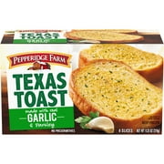 Pepperidge Farm Texas Toast Frozen Garlic Bread, 8 Slices, 11.25 oz. Box