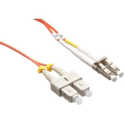 UPC: 0841280158223 | Axiom LC/SC Multimode Duplex OM1 62.5/125 Fiber Optic Cable 80m  TAA Compliant