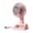 Pink, variant on Retro Desk Fan with Digital Display – Usb Rechargeable Vertical Fan, Quiet Vintage Desktop Fan for Dorm Room stǔdənt Home (Purple)