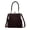 Coffee, variant on Vintage Kiss-Lock Shell Bag, Plush Multi-Color Crossbody Purse, 3-Way Convertible Lightweight Handbag for Daily Commute