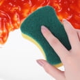 thumbnail image 4 of Unique Bargains Non-Scratch Dish Sponge Dish Sponges Green 5 Pcs, 4 of 6