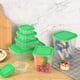 thumbnail image 4 of Matsuzay Caja de almacenamiento instantáneo Simple y de moda de 17 bolsas para caja de conservación refrigerada diaria caja de almuerzo para Organizadores de utensilios de cocina rosa, 4 of 6