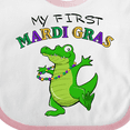 thumbnail image 4 of Inktastic My First Mardi Gras-alligator Boys or Girls Baby Bib, 4 of 4