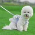 thumbnail image 3 of Dog traction rope walking dog rope pet chest back pet back butterfly festival cute color chest strap, 3 of 6