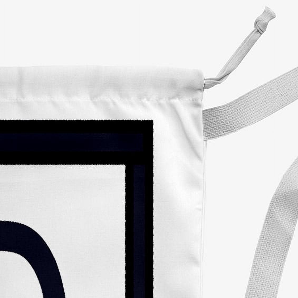 Simply Daisy Canvas Modern Monogram 28 x 36 in D Laundry Bag