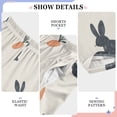 thumbnail image 6 of FORMRS Kids Pajama Pants with Pockets Size 11-12Y Boys Lounge Sleep Bottoms, Bunnies and Carrots, 6 of 8