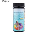 thumbnail image 1 of Pool Test Strips, Accurate&Easy Water Chemical Testing Strip for Pool, Spa&Hot Tub, Tester for Total Chlorine/Free Chlorine/Bromine//Cyan TotalChlorine, Alkalinity and Value, 1 of 8