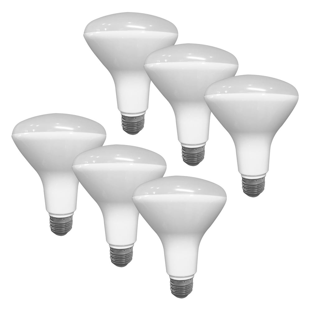 6Pack, BR30 LED Dimmable Bulb 11W, 850 Lumens, 3000K