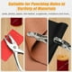 thumbnail image 5 of 120 Sets Snap Buttons Kit for Leather, 12mm Heavy Duty Snap FastenersPress Stud Cap with Tools, for Clothing,Leather, 5 of 5
