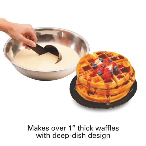 deep dish belgian waffle maker