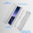 thumbnail image 7 of Dteck for Samsung Galaxy Z Fold 6 Case with Hinge Protection & Kickstand,Convenient Invisible Bracket,Built-in Front Screen Protector Full Body Protective Hinge Case for Samsung Z Fold 6,Colorful Love, 7 of 7