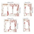 thumbnail image 2 of Yayeee Rocker Switch Wall Plate 1-Gang 4.6"x2.9" Home Decorative Outlet Cover, White Starfish, 2 of 6