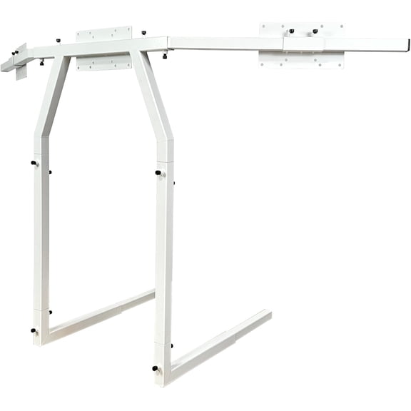 GTR Simulator - GTA Triple Monitor Stands - Large 3 x 39 - White Color