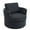 Black-31in, variant on Aukfa 51" Oversized Accent Chair Round Barrel Chair with Storage Ottoman for Living Room, Corduroy, Orange