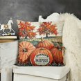 thumbnail image 2 of Fall Pillow Covers Hello Pumpkin Orange Fall Outdoor Pillows Decorative Throw Pillows Cases Farmhouse Autumn Thanksgiving Decorations Cushion Covers Couch Sofa, 2 of 5