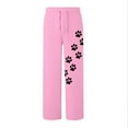 thumbnail image 5 of Sentmoon Wide Leg Trousers Women High Waisted Wide Leg Pants for Women Loose Solid Color Breathable Plus Size Black Pants Fall Soft and Comfortable for Runs Workouts XXL, 5 of 5