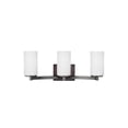 thumbnail image 2 of 4439103-710-Generation Lighting-Sea Gull Lighting-Hettinger-100W Three Light Bath Vanity-Bronze Finish-Incandescent Lamping Type, 2 of 2