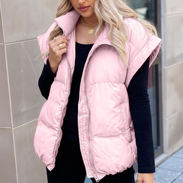 Sudadera con capucha y manga larga para mujer, con cuello de cremallera y abrigo