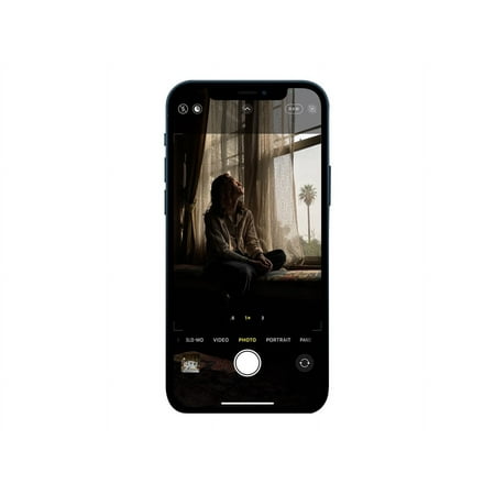 Apple iPhone 12 Pro - 5G smartphone - dual-SIM / Internal Memory 256 GB - OLED display - 6.1" - 2532 x 1170 pixels - 3x rear cameras 12 MP, 12 MP, 12 MP - front camera 12 MP - pacific blue