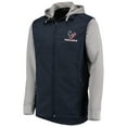 thumbnail image 2 of Men's Dunbrooke Navy/Gray Houston Texans Big & Tall Alpha Full-Zip Hoodie Jacket, 2 of 4