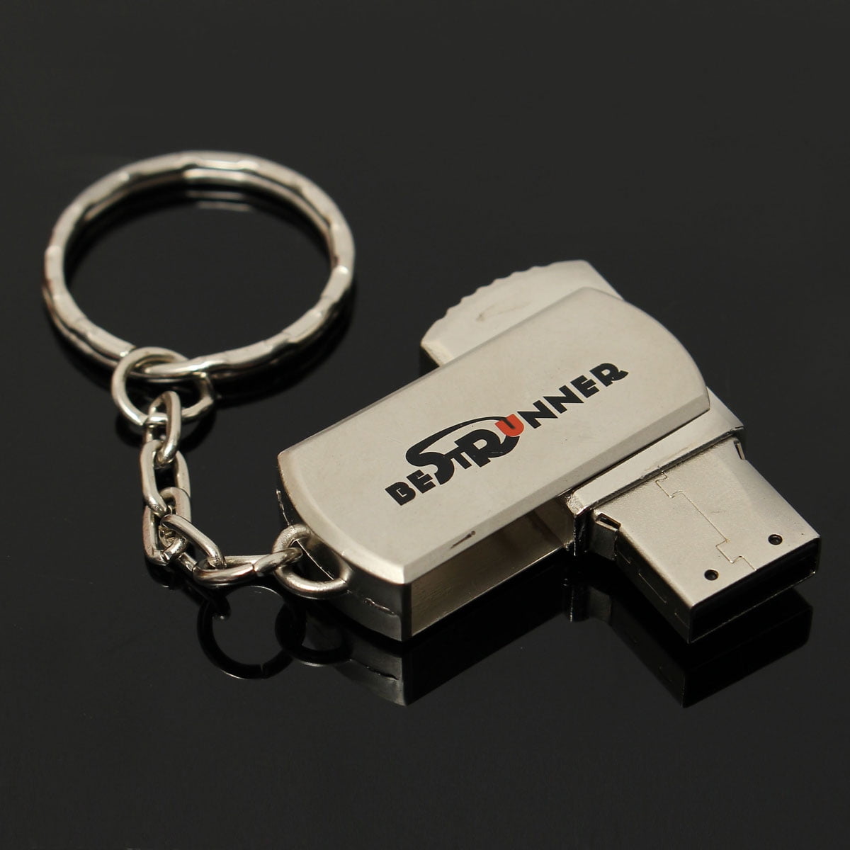 4gb USB Stick cromato CHIAVE Keychain-Scarlett STAR-USB Flash Drive 